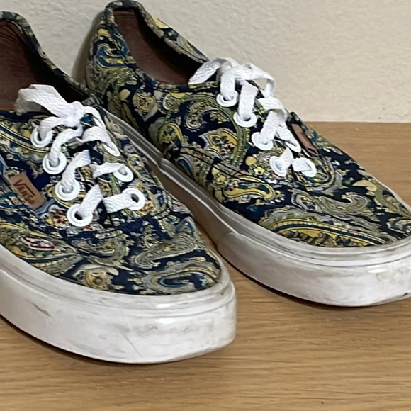 Vans Authentic Paisley Sneakers Women’s Size 6 Low Top - Picture 6 of 16
